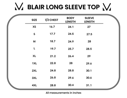 IN STOCK Blair Long Sleeve Top - Midnight Webs