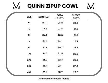 IN STOCK Quinn ZipUp Cowl - Mulberry