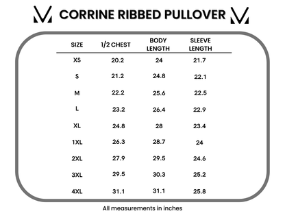 IN STOCK Corrine Ribbed Pullover Top - Rose FINAL SALE