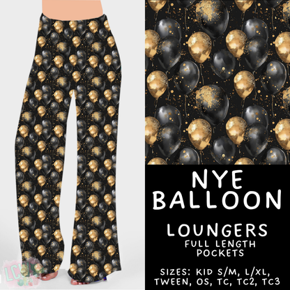Batch #446 - New Year's Eve 2 - Closes 11/5 - ETA mid Dec - NYE Balloon Loungers