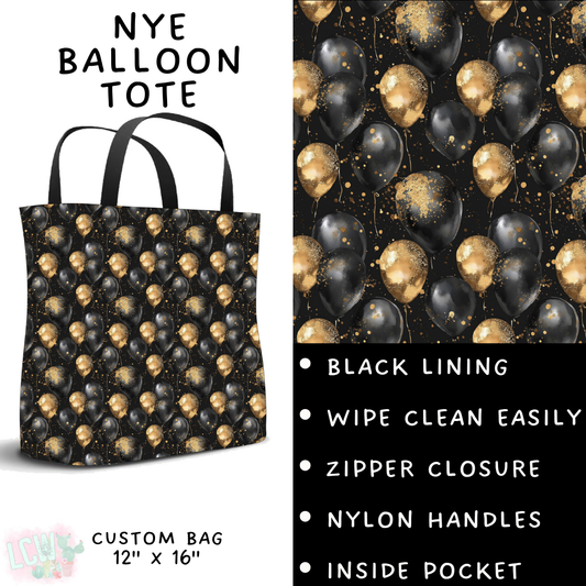 Batch #446 - New Year's Eve 2 - Closes 11/5 - ETA mid Dec - NYE Balloon Tote