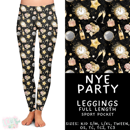 Batch #446 - New Year's Eve 2 - Closes 11/5 - ETA mid Dec - NYE Party Full Length Leggings