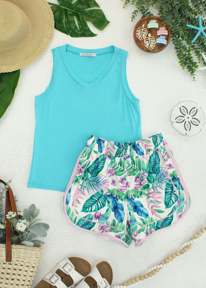 IN STOCK Noelle Tank - Aqua
