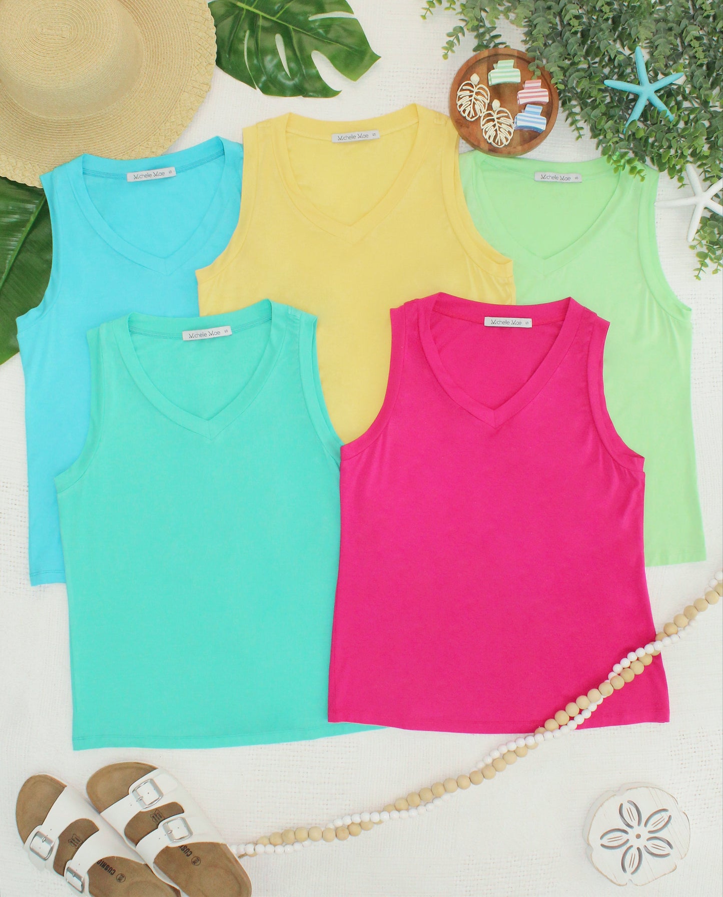 IN STOCK Noelle Tank - Lime