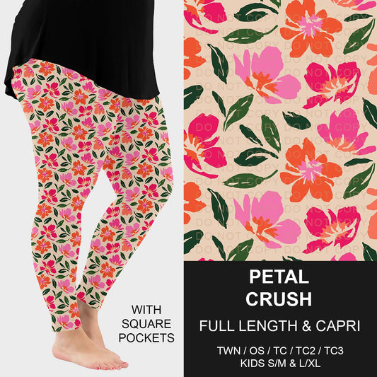 B260 - Preorder Petal Crush Leggings w/ Pockets (Closes 11/09. ETA: mid Jan.)