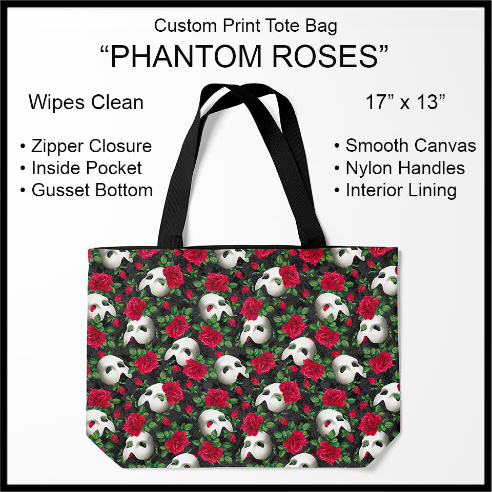 RTS - Phantom Roses Tote Bag
