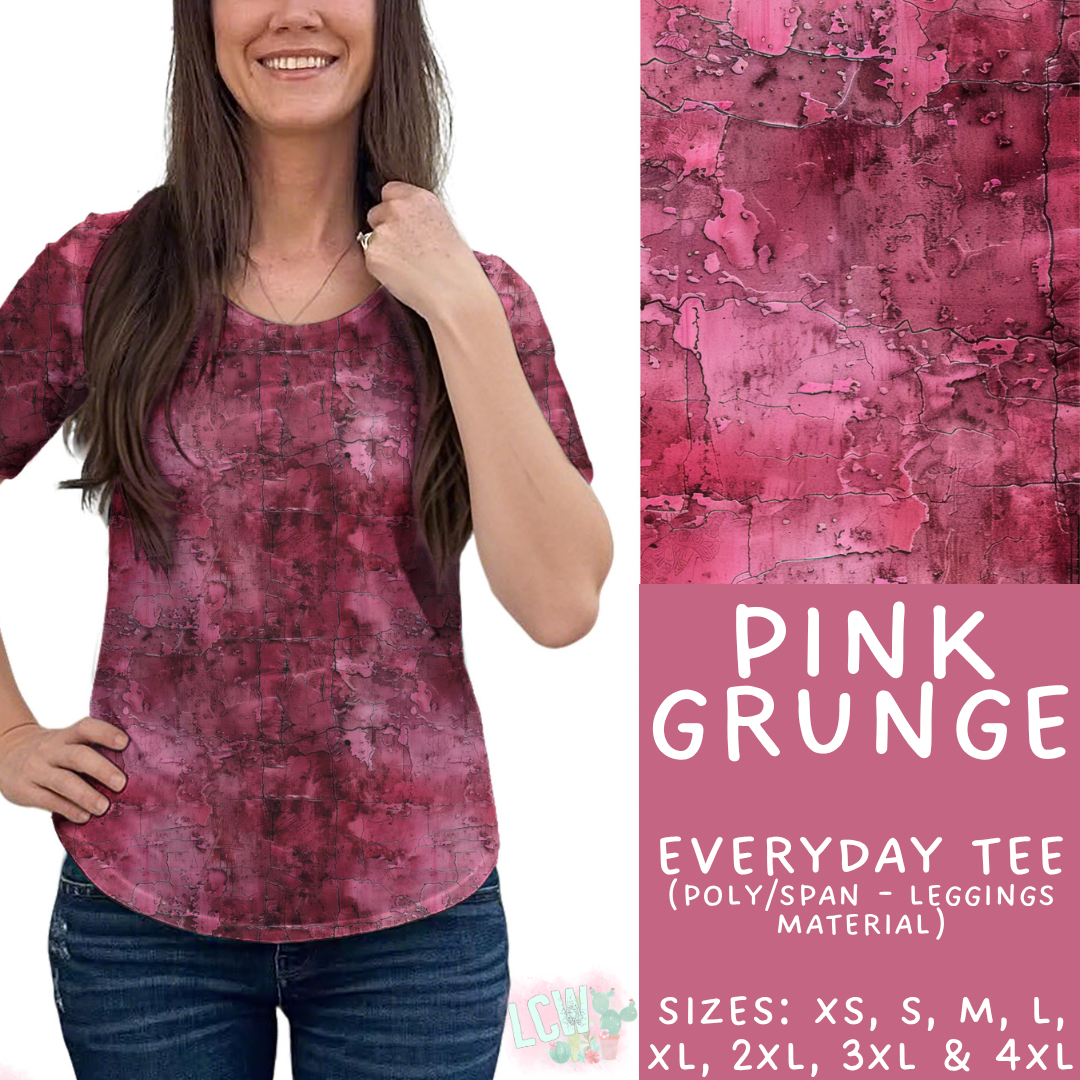 Batch #441 - Color Grunge - Closes 11/3 - ETA mid Dec - Pink Grunge Everyday Tee