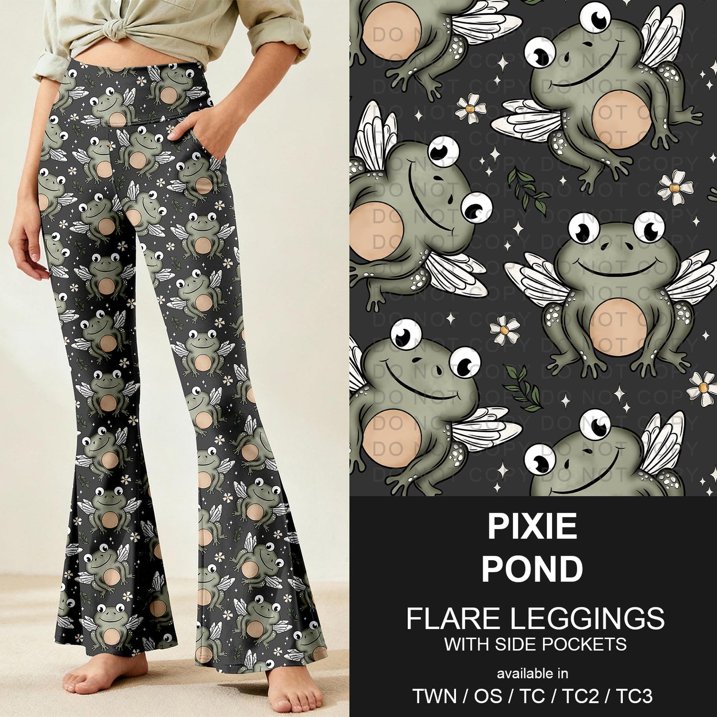 B259 - Preorder Pixie Pond Flare Leggings (Closes 11/07. ETA: mid Jan.)