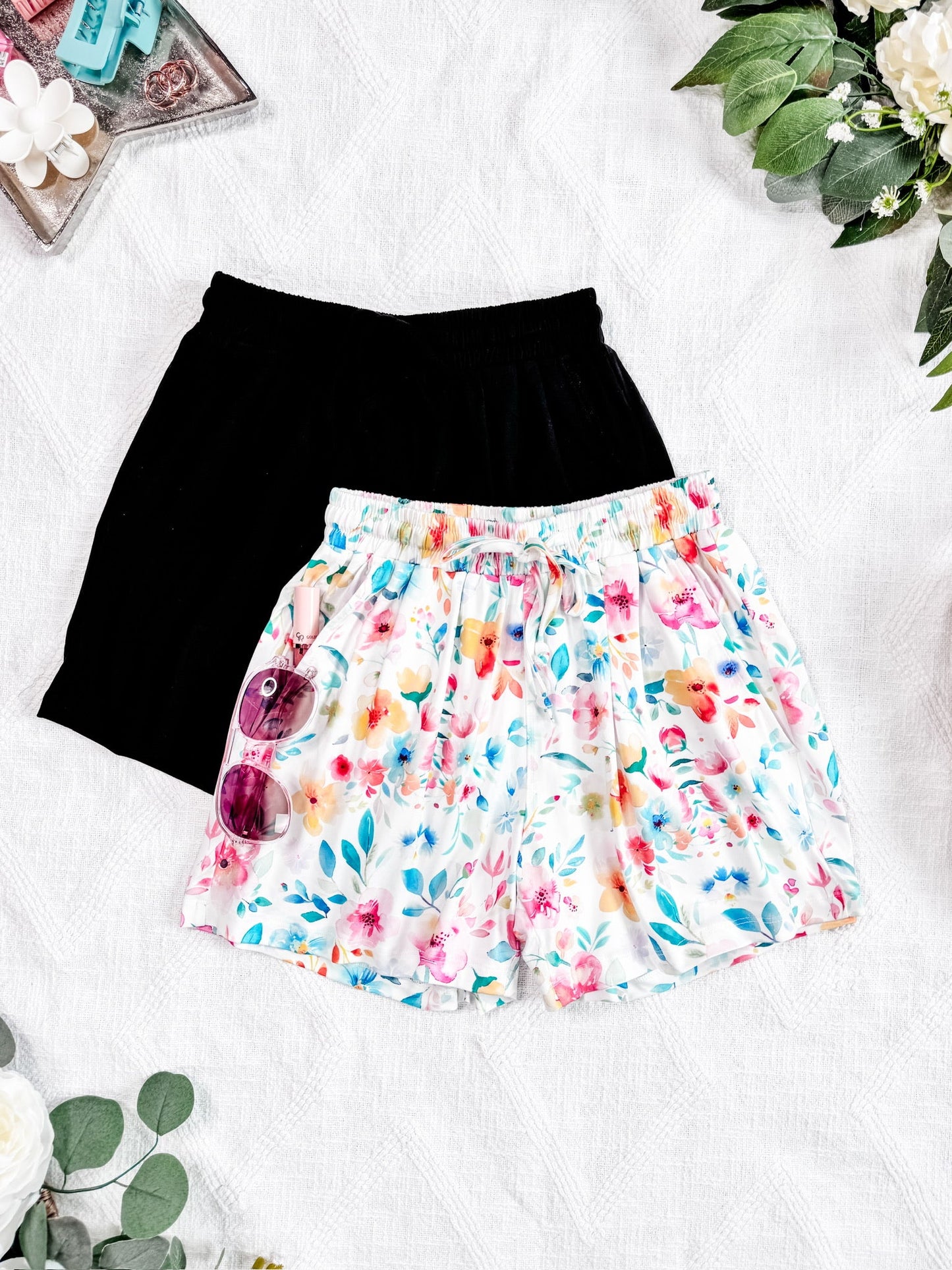 IN STOCK Jamie Shorts - Watercolor Floral FINAL SALE