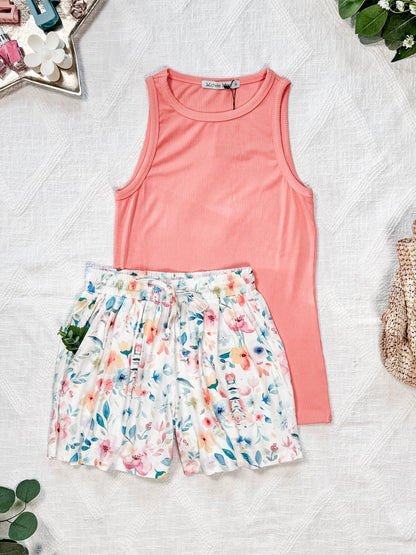 IN STOCK Jamie Shorts - Watercolor Floral FINAL SALE