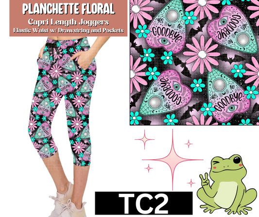Planchette Floral Jogger Capri