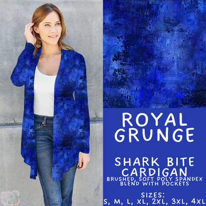 Batch #441 - Color Grunge - Closes 11/3 - ETA mid Dec - Royal Grunge Cardigan