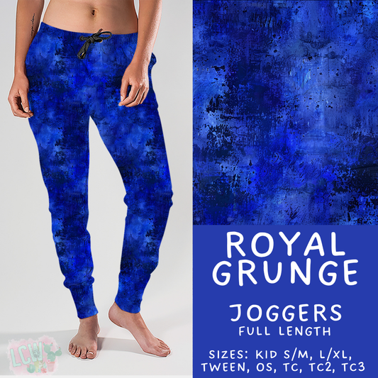 Batch #441 - Color Grunge - Closes 11/3 - ETA mid Dec - Royal Grunge Joggers
