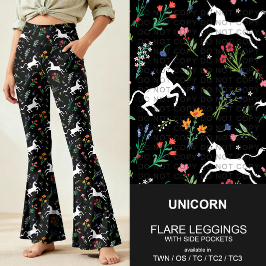 B259 - Preorder Unicorn Flare Leggings (Closes 11/07. ETA: mid Jan.)