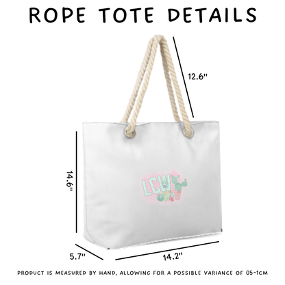 Batch #447 - The Rope Tote - Closes 11/13 - ETA late Dec - Base Bows Rope Tote