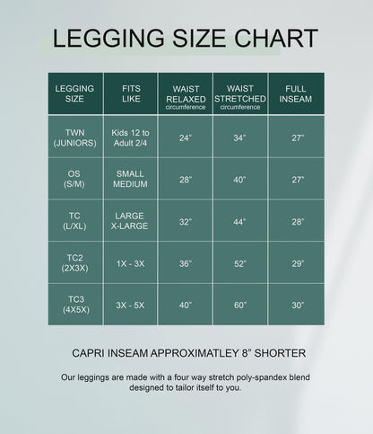 RTS - Ghostly Grunge Leggings w/ Pockets