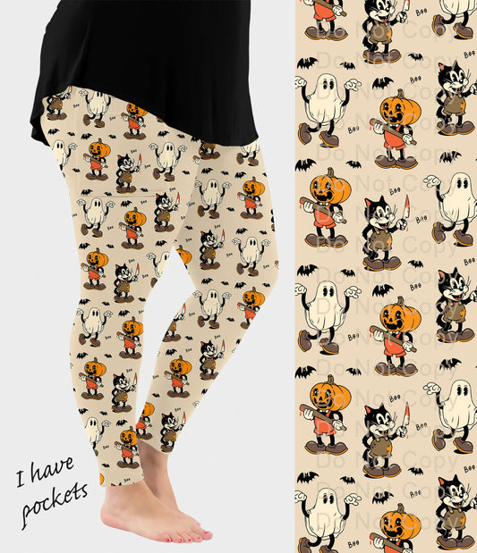 RTS - Retro Characters Leggings w/ Pockets