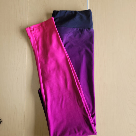 black to pink ombre