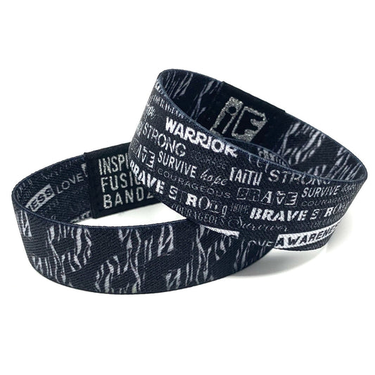 Zebra Ribbon - If Bandz